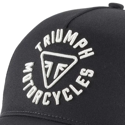 Triumph Taylor Embroidered Black Trucker Hat - MCAS21004
