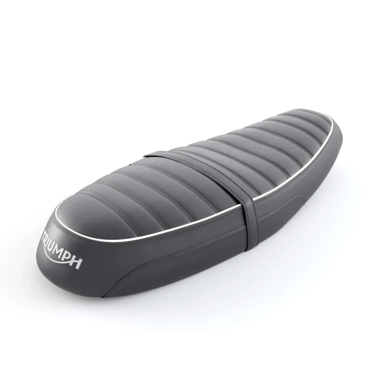 Triumph Black Ribbed Comfort Seat