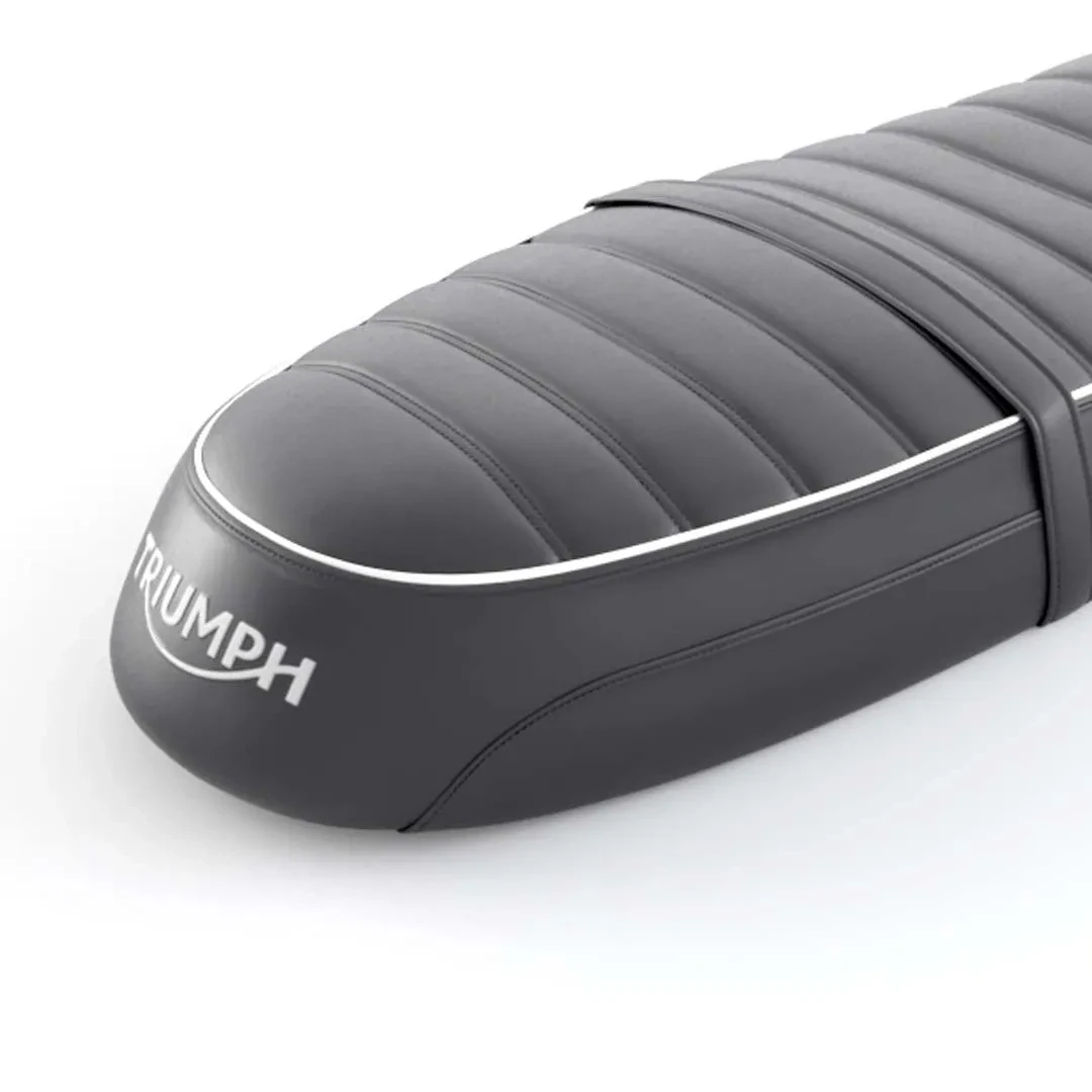 Triumph Black Ribbed Comfort Seat