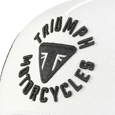Triumph Taylor Embroidered Black &amp; White Trucker Hat - MCAS21005