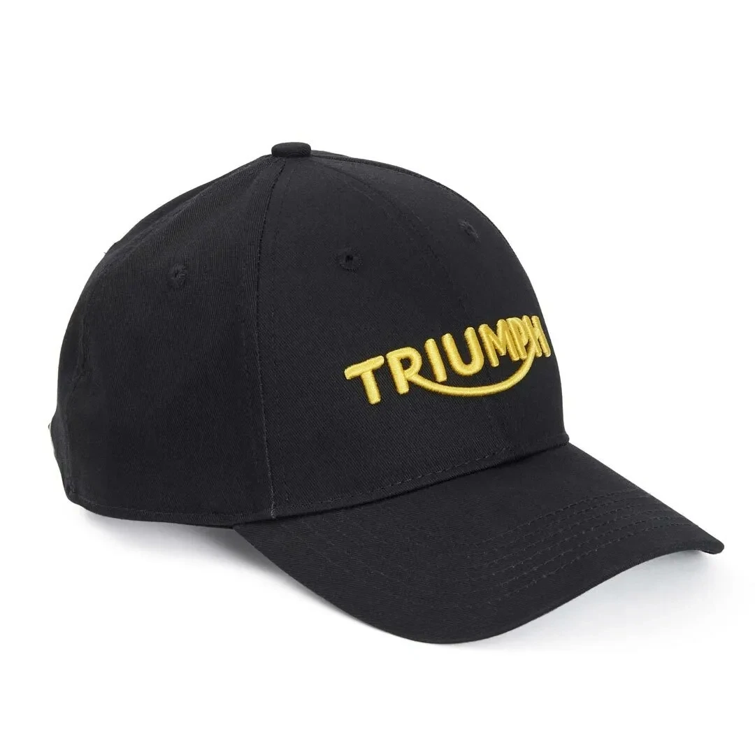 Triumph Mundesley Gold Embroidered Black Baseball Hat - MCAS20311