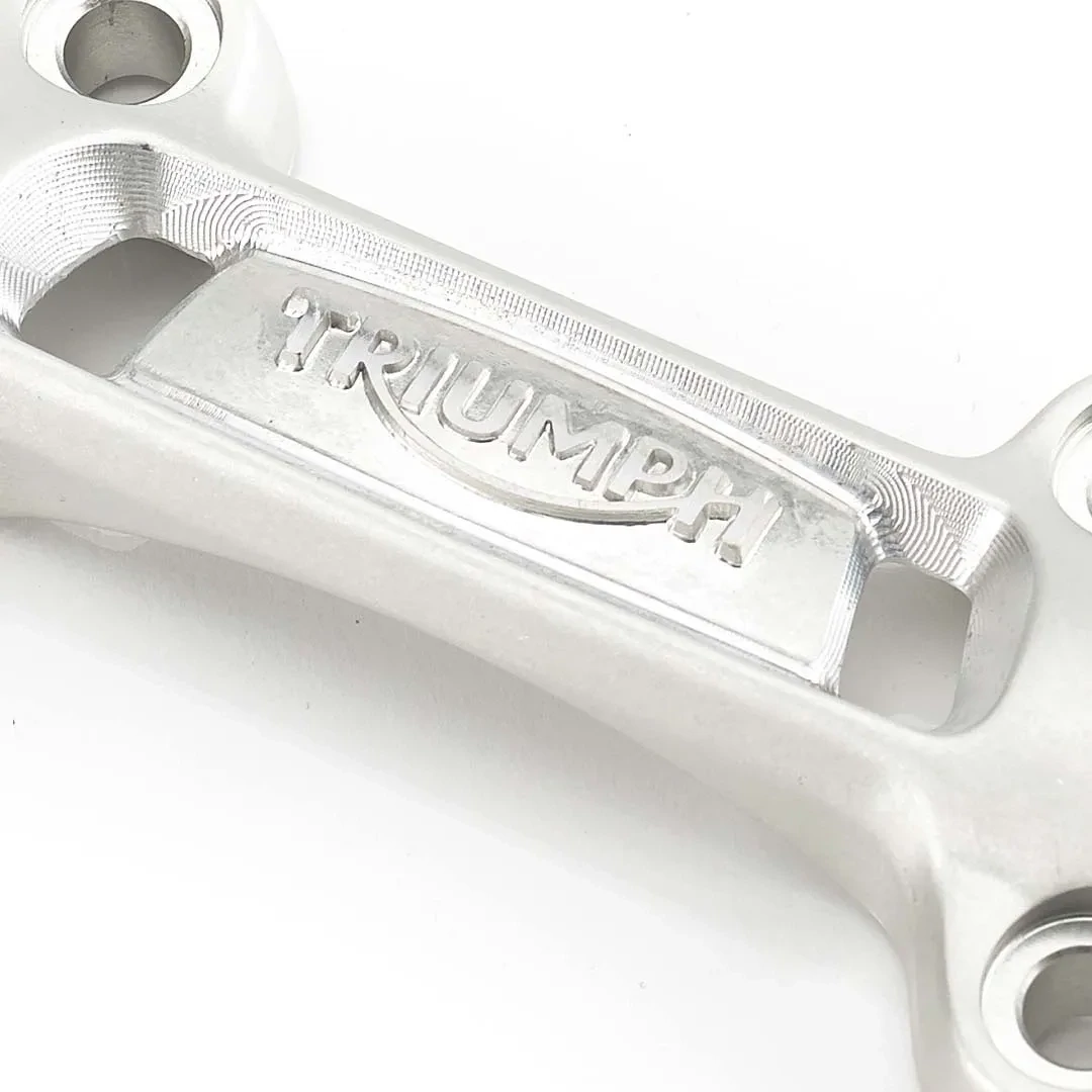 Triumph Street Twin Satin Logo Handlebar Clamp