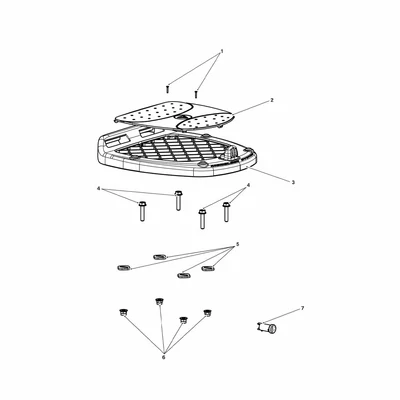 Triumph Speed 400 Scrambler 400 X Top Box Mounting Kit - A9500911