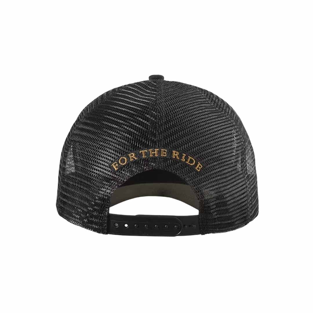 Back Triumph Roadtrip Khaki Trucker Cap - MCAS24305