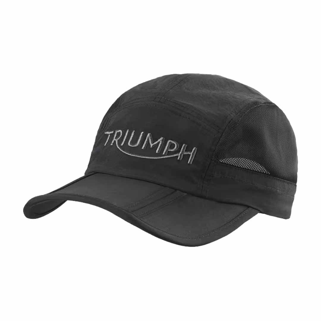 Triumph Black Foldable Packable Hat - MCAS24307