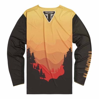 TRIUMPH ロングシールド　【希少】 Triumph Prewitt Quarter Zip Red Sweatshirt - MSWS24134