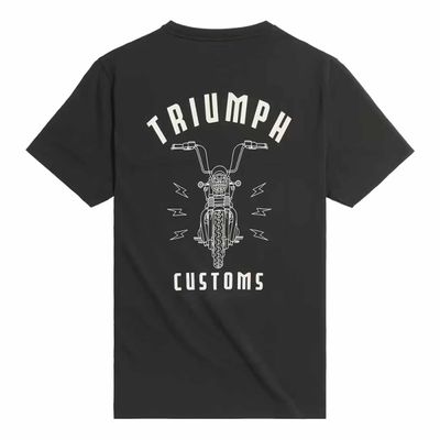 Triumph Customs Ape Hanger Crewneck Tee Shirt - MTSS24122