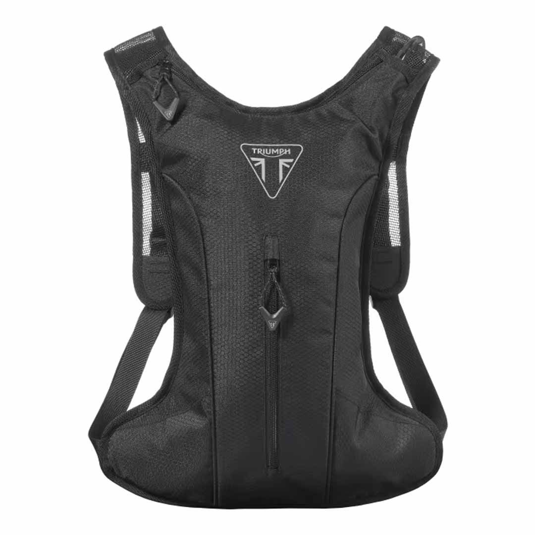 Triumph Racing 2L Black Hydro Quench Pak Hydration Backpack - MLUA24003