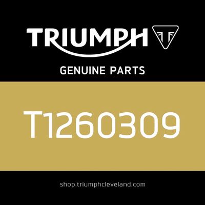 Triumph OEM Seal, Cam Cover, Screw, Twin Lip - T1260309