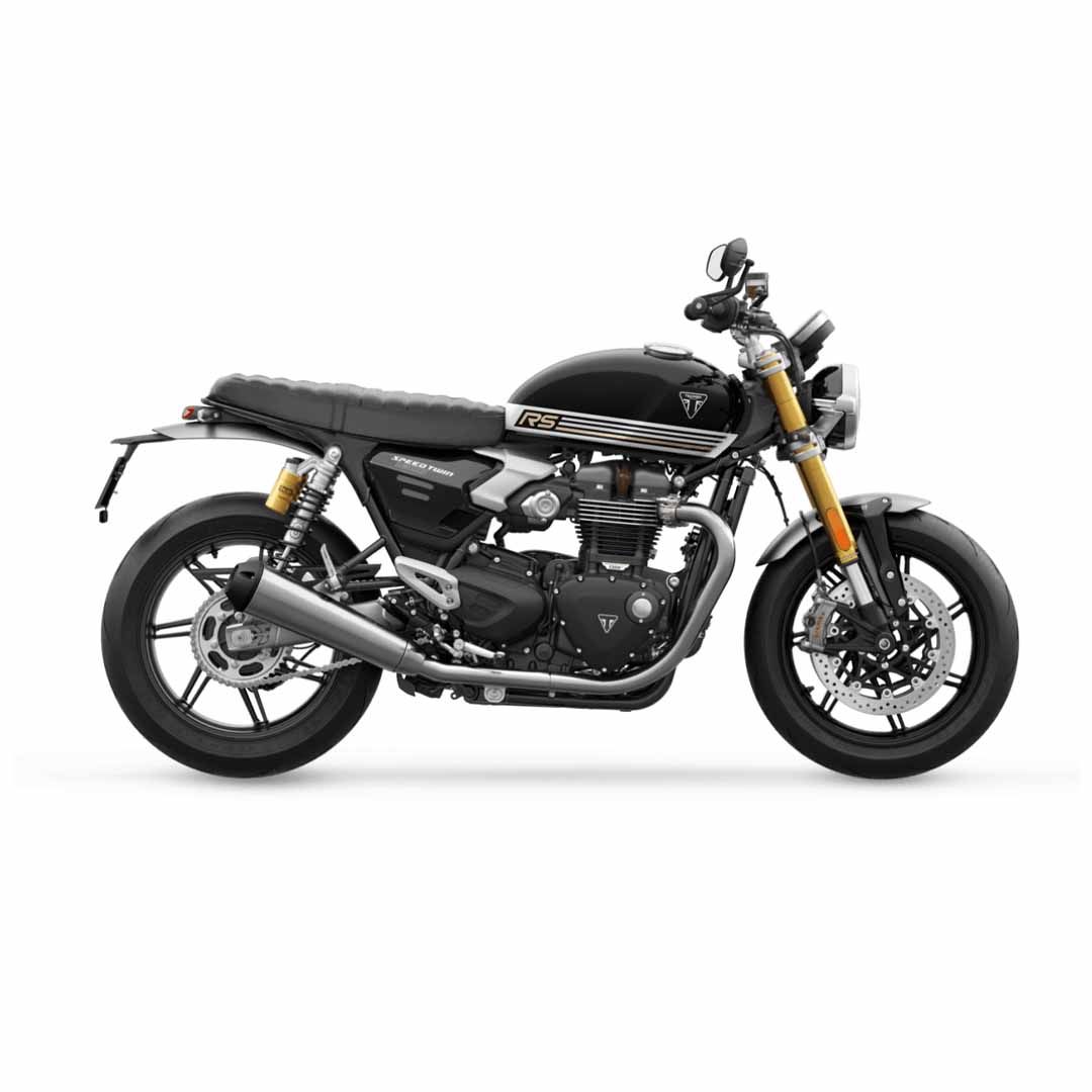 Triumph Speed Twin 1200 RS Black Ribbed Bench Seat - A9700670