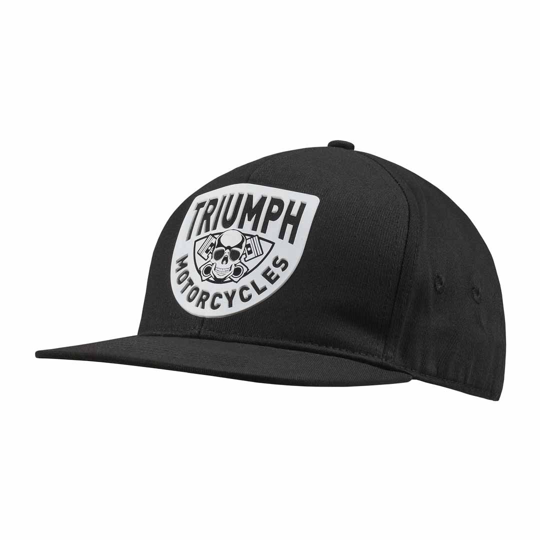 Triumph Piston Rich Flat Peak Black Snapback Hat - MCAS25202