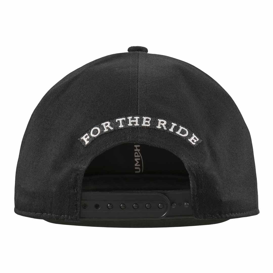 Triumph Racing Flat Peak Black Snapback Hat - MCAS25203
