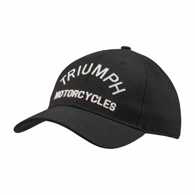 Triumph Shaw Embroidered Black Bone Baseball Hat - MCAS25204