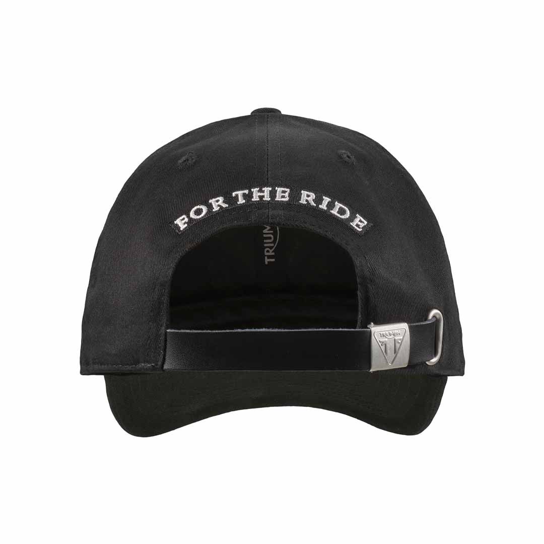 Triumph Shaw Embroidered Black Bone Baseball Hat - MCAS25204