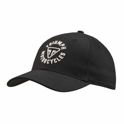 Triumph Scott Embroidered Black Bone Baseball Hat - MCAS25206