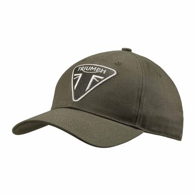Triumph Norfolk Embroidered Khaki Baseball Hat - MCAS25208