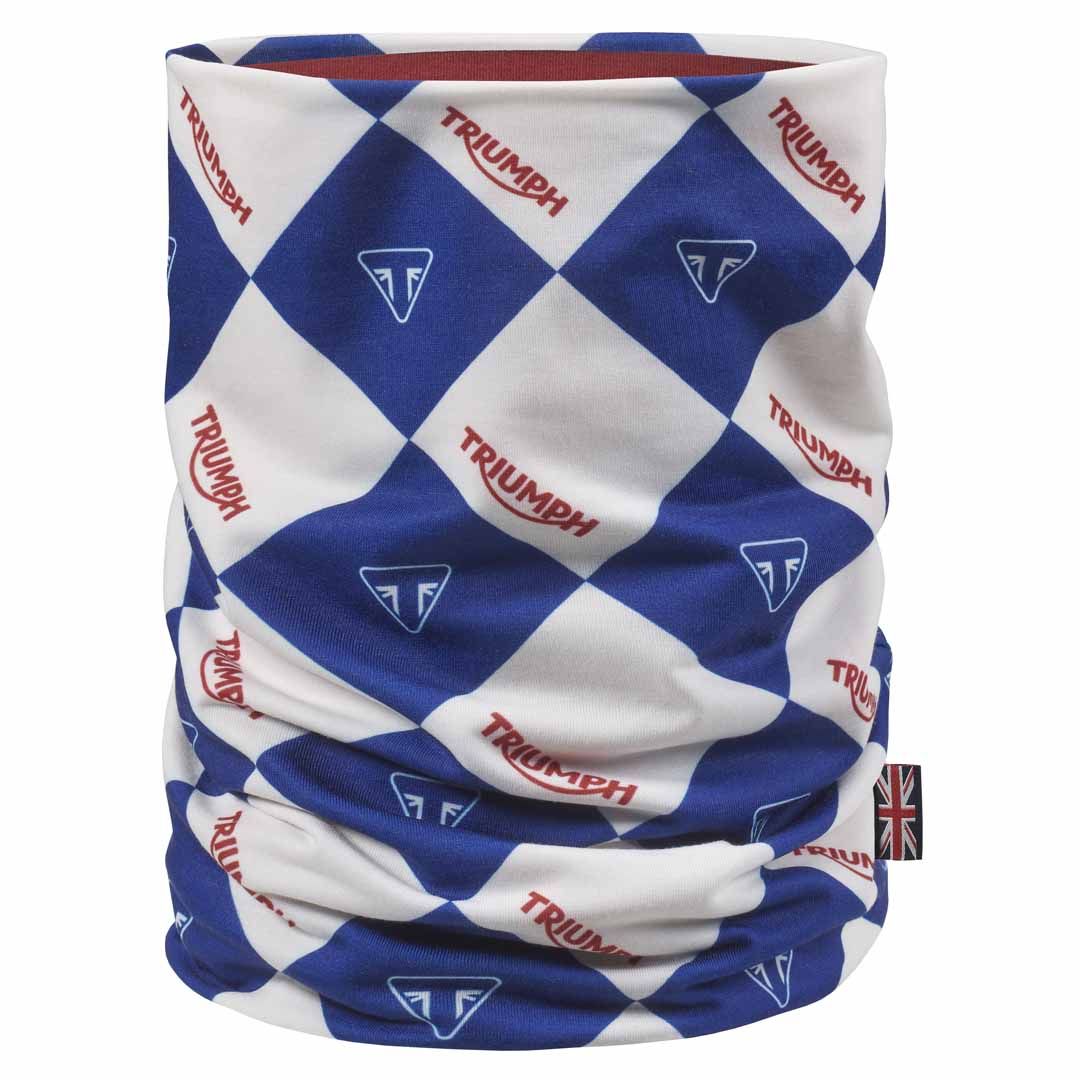 Triumph Harlequinn Blue + Bone Neck Tube - MTUS25401