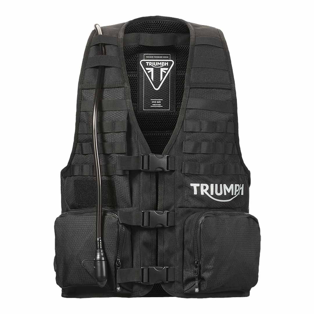 Triumph Tactical Black Riding Vest - MTES25007