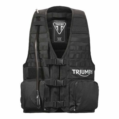 Triumph Tactical Black Riding Vest - MTES25007