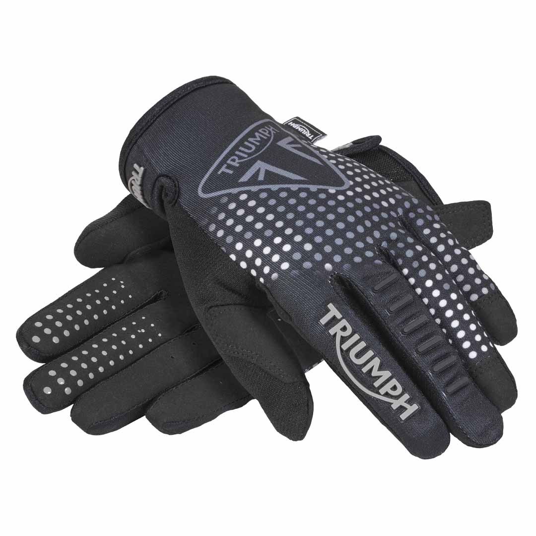 Triumph Roller Enduro MX Black Gray Dirtbike Glove - MGVS25507