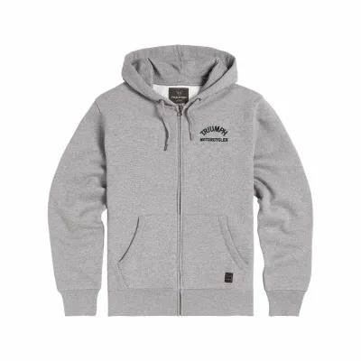 Triumph Dolan Gray Full Zip Fleece Hoodie - MSWS2343