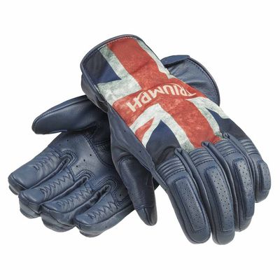 Triumph Jack Blue Union Flag Motorcycle Glove - MGVS25501