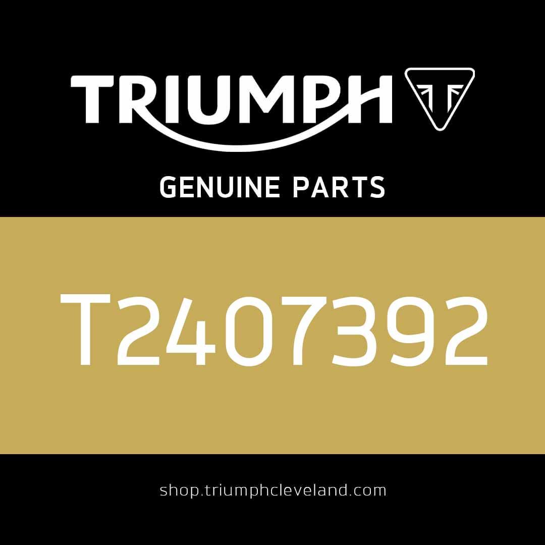 Triumph OEM Black Wordmark Tank Decal - T2407392