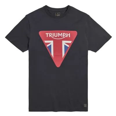 Triumph Devon Black Union Jack Tee - MTSS20023