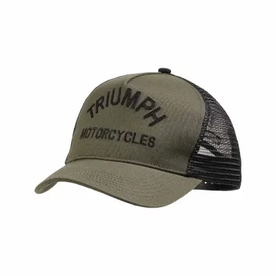 Triumph Khaki Coast Trucker Hat - MCAS22308