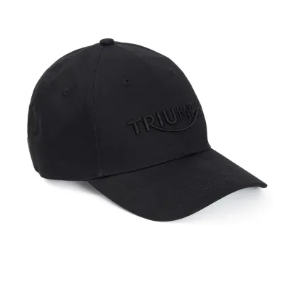 Triumph Mundesley Black Embroidered Black Baseball Hat - MCAS20312