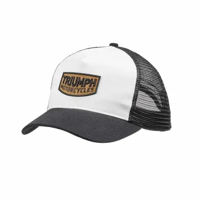 Triumph Dude White Trucker Hat - MCAS22304