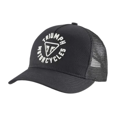 Triumph Taylor Embroidered Black Trucker Hat - MCAS21004