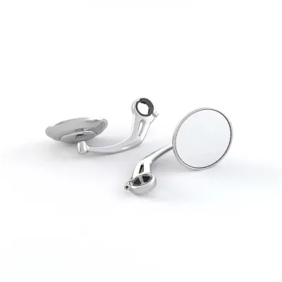 Triumph Chrome Round Bar End Mirrors - A9638154