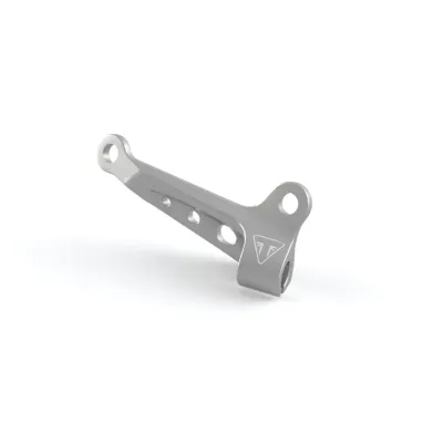 Triumph CNC Machined Clear Anodized Clutch Cable Guide - A9610303