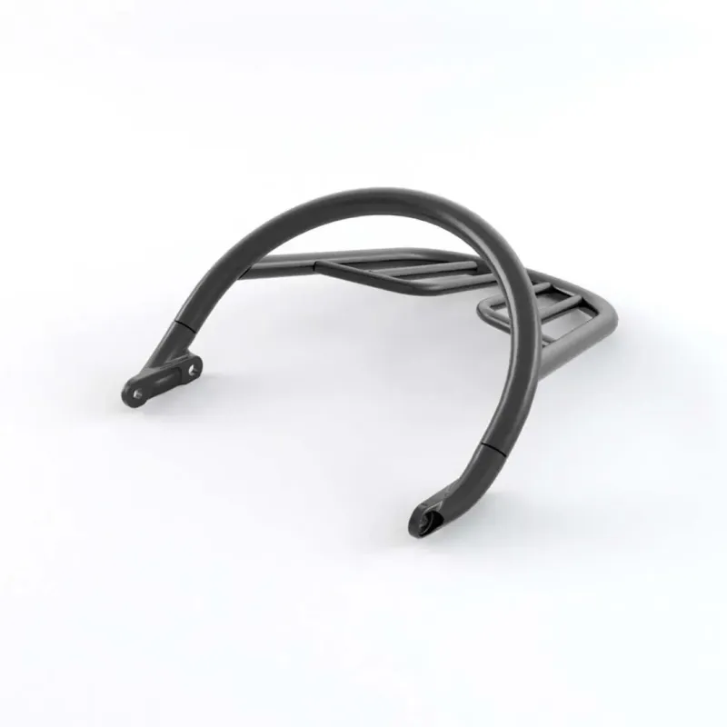 Triumph Bonneville Black Rear Grab Rail and Rack