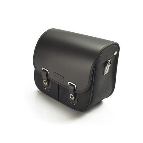 Triumph Black Waxed Cotton Right Pannier Triumph Black Waxed Cotton Right Pannier
