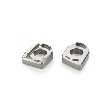 Triumph Billet Machined Gray Chain Adjuster Kit Triumph Billet Machined Gray Chain Adjuster Kit