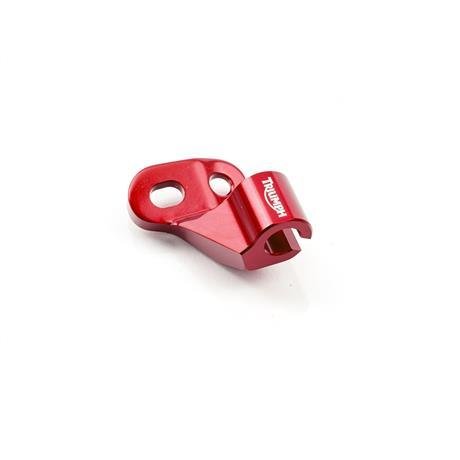 Triumph Tiger 800 CNC Machined Red Clutch Cable Guide Triumph Tiger 800 CNC Machined Red Clutch Cable Guide