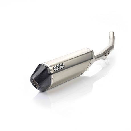 Triumph Tiger 800 Arrow Slip On Silencer Brushed SS Triumph Tiger 800 Arrow Slip On Silencer Brushed SS