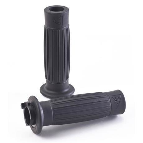 Triumph Black Barrel Motorcycle Grips Triumph Black Barrel Motorcycle Grips