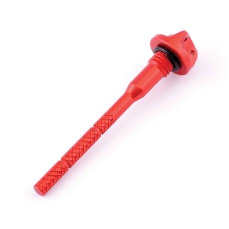 Triumph Red Billet Machined Oil Dipstick Triumph Red Billet Machined Oil Dipstick