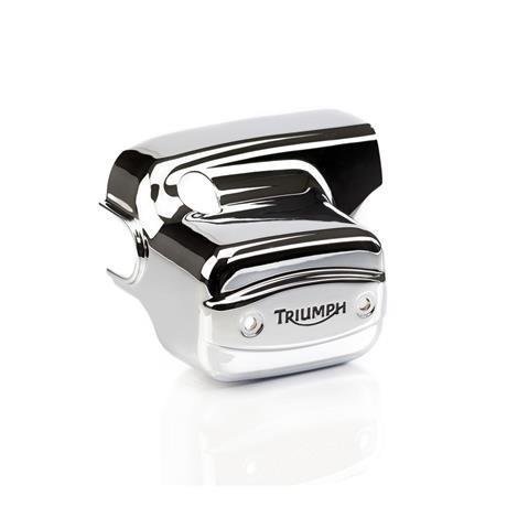 Triumph Chrome Master Cylinder Cover - A9738069 Triumph Chrome Master Cylinder Cover - A9738069