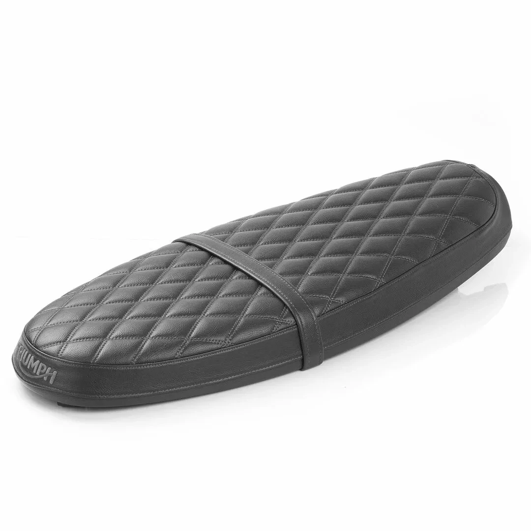 Triumph Black Quilted Scrambler Bench Seat - A9708613