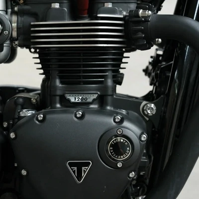 Triumph Black ACG Badge Inspection Cover - Shop Best Selling
