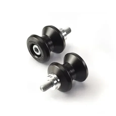 Triumph Black Paddock Stand Bobbins - A9640022