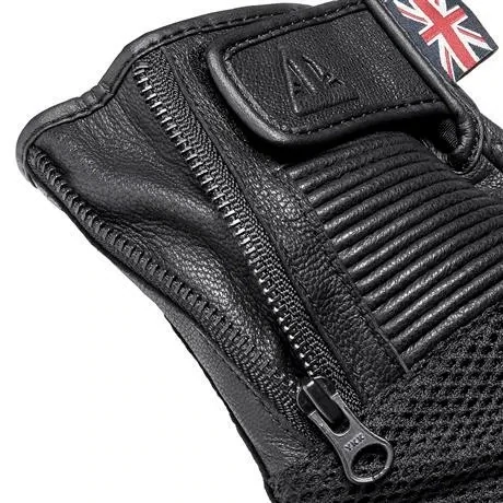 Triumph Black Raven Mesh Gloves - MGVS20115