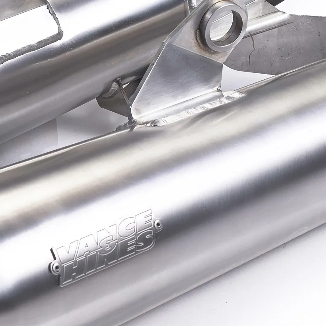 Triumph Street Twin Street Cup V&H Brushed SS Slip On Exhaust