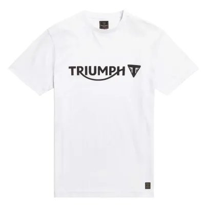 Triumph Cartmel White Classic Tee Shirt - MTSS20035
