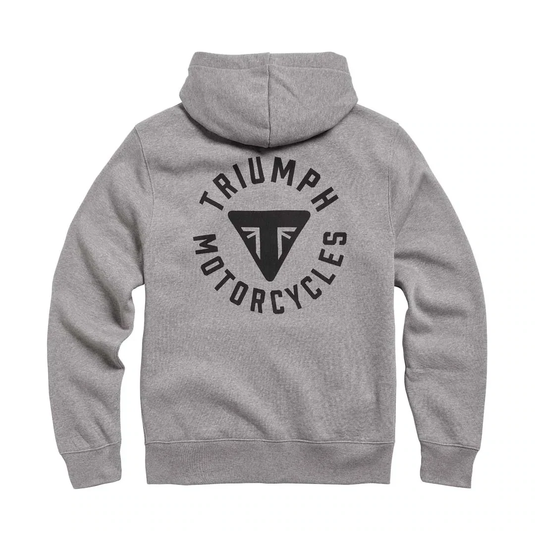 Triumph Digby Full Zip Gray Sweatshirt Hoodie - MSWS21016 - Shop