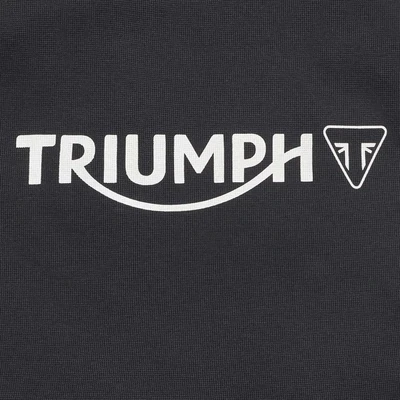 Triumph Bettmann Long Sleeve Black Waffle Tee - MTLS21010